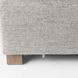 Valence Medium Gray Performance Fabric Rectangular Ottoman