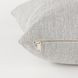 Valence Light Gray Performance Fabric Arm Pillow