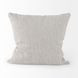 Valence Light Gray Performance Fabric Throw Pillow