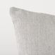 Valence Light Gray Performance Fabric Throw Pillow
