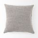Valence Medium Gray Performance Fabric Throw Pillow