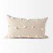 Erica Cream and White 13 x 21" Decorative Pillow Cover