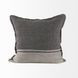 Zadie Light and Dark Gray 20 x 20" Decorative Pillow Cover