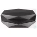 Arreto Black Hexagonal Hinged Storage Large Coffee Table