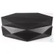 Arreto Black Hexagonal Hinged Storage Large Coffee Table