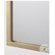 Giovanna Gold Metal 24" x 49" Vanity Mirror