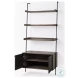 Grace Two Tone Brown Solid Wood 3 Shelf Shelving Unit