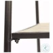 Carell Black Metal And Brown Wood Shelf Hall Tree