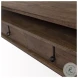 Glenn Dark Brown Wood And Black Iron Coffee Table