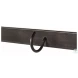 Carell Black Metal And Brown Wood Shelf Hall Tree
