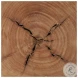Asco Brown Solid Reclaimed 18" Stool