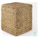 Aylin Brown Jute Square Pouf