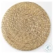Michelle Light Brown Woven Seagrass Round Pouf