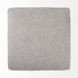 Valence Medium Gray Performance Fabric Square Ottoman