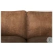 Brooks Cognac Brown Faux Leather Sofa