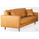 D'Arcy Tan Leather Sofa