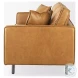 D'Arcy Tan Leather Sofa