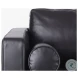 Svend Black Leather Sofa
