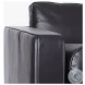 Svend Black Leather Sofa
