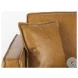 D'Arcy Tan Leather Loveseat