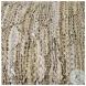 Aadhya Silver Leather And Cotton Pouf