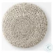 Bina Taupe Wool Stool