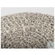 Bina Taupe Wool Stool