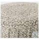 Bina Taupe Wool Stool