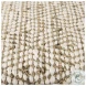 Ekani Beige Cotton Pouf