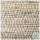 Ekani Beige Cotton Pouf