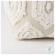 Ekanta Beige Patterned Cotton Pouf
