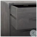 Ward Brown Wood And Iron 3 Drawer Accent Cabinet