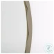 Adelaide Gold Scallop Edge Round Mirror