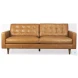 Olaf Tan Leather Sofa