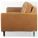 Olaf Tan Leather Sofa