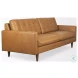 Olaf Tan Leather Sofa