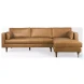 Elton Tan Leather Sectional