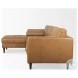 Svend Tan Leather Sectional