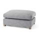 Valence Castlerock Gray Rectangular Ottoman