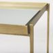 Trey Gold Square Accent Table