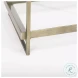 Trey Glass And Gold Metal Console Table