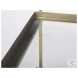 Trey Glass And Gold Metal Rectangular Coffee Table