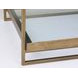 Trey Gold Square Accent Table