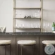 Millie Hair On Hide Gold Bar Stool