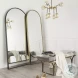Jessie Gray Hair On Hide And Gold Metal Bench