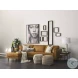 D'Arcy Tan Leather Sectional