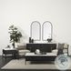 Giovanna Black Metal 24" x 49" Vanity Mirror
