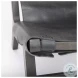 Elodie Black Leather Accent Chair