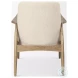 Westan Cream Boucle Fabric Accent Chair