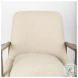 Westan Cream Boucle Fabric Accent Chair